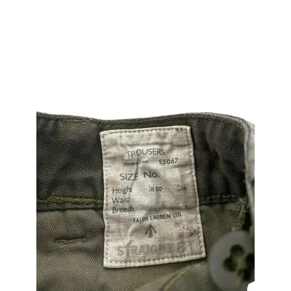 Vintage Polo Ralph Lauren military crew trouser cargo Pants Size 30 - Picture 6 of 9